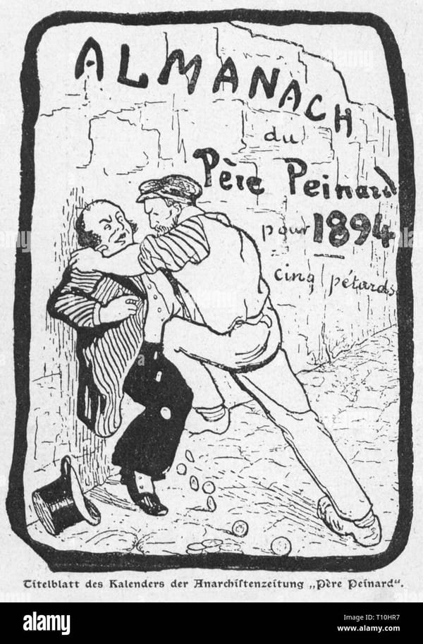 Première affiche du Père Peinard, 27 janvier 1889